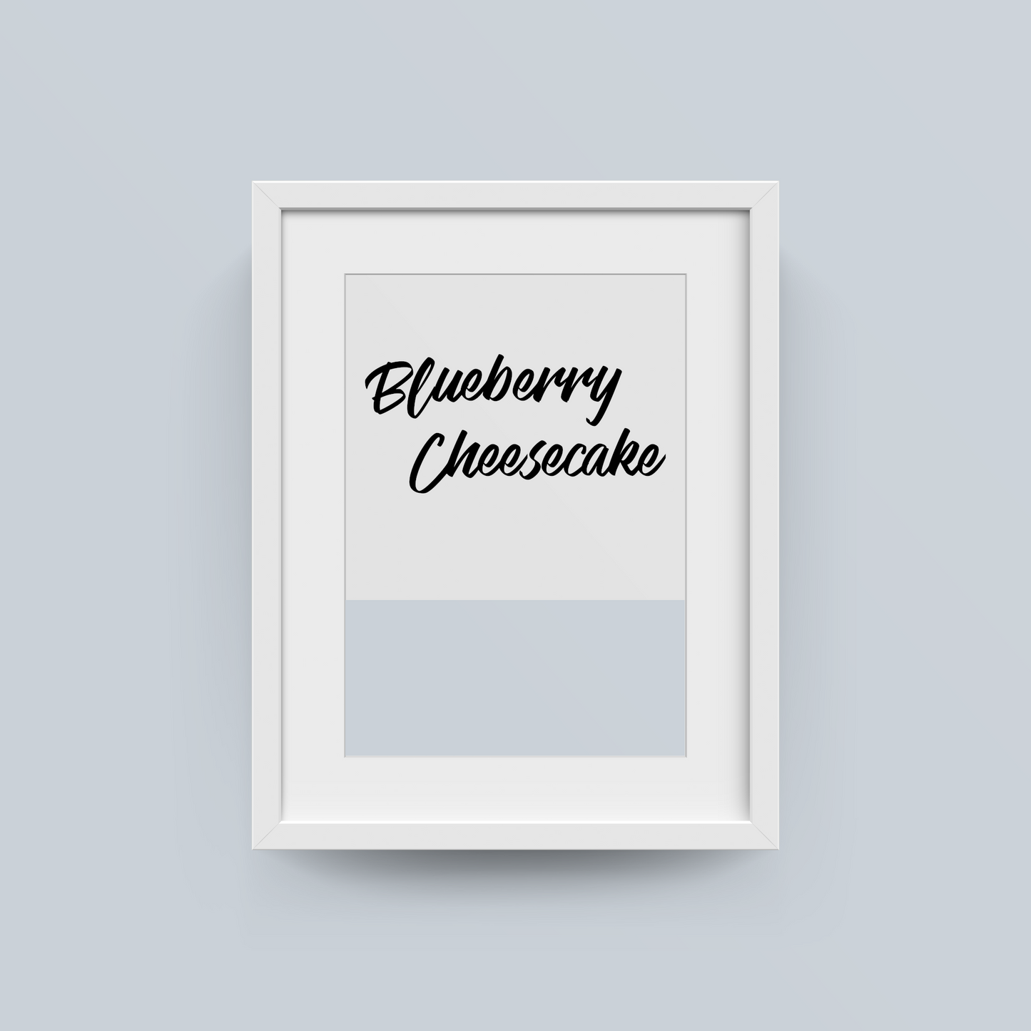 Blueberry Cheesecake - No.07 - Kühles Blau