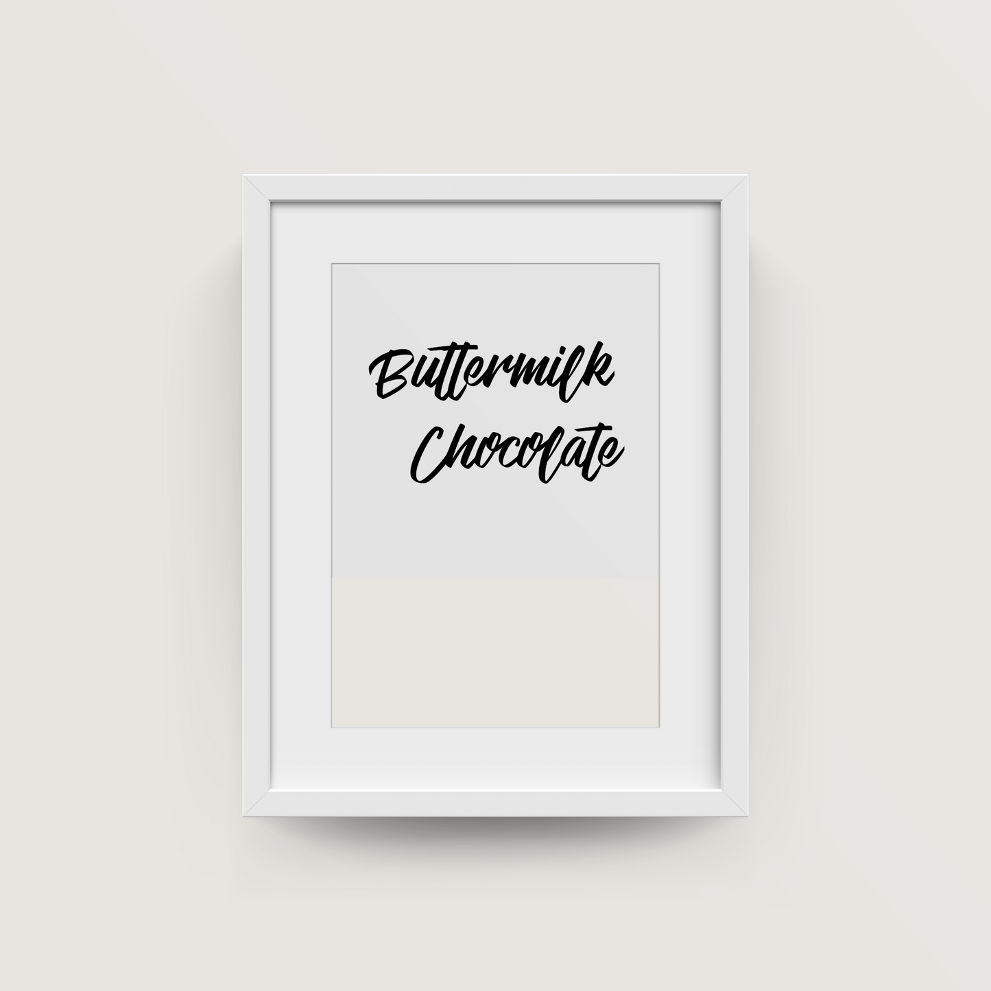 Buttermilk Chocolate - No.10 - Warmes Creme
