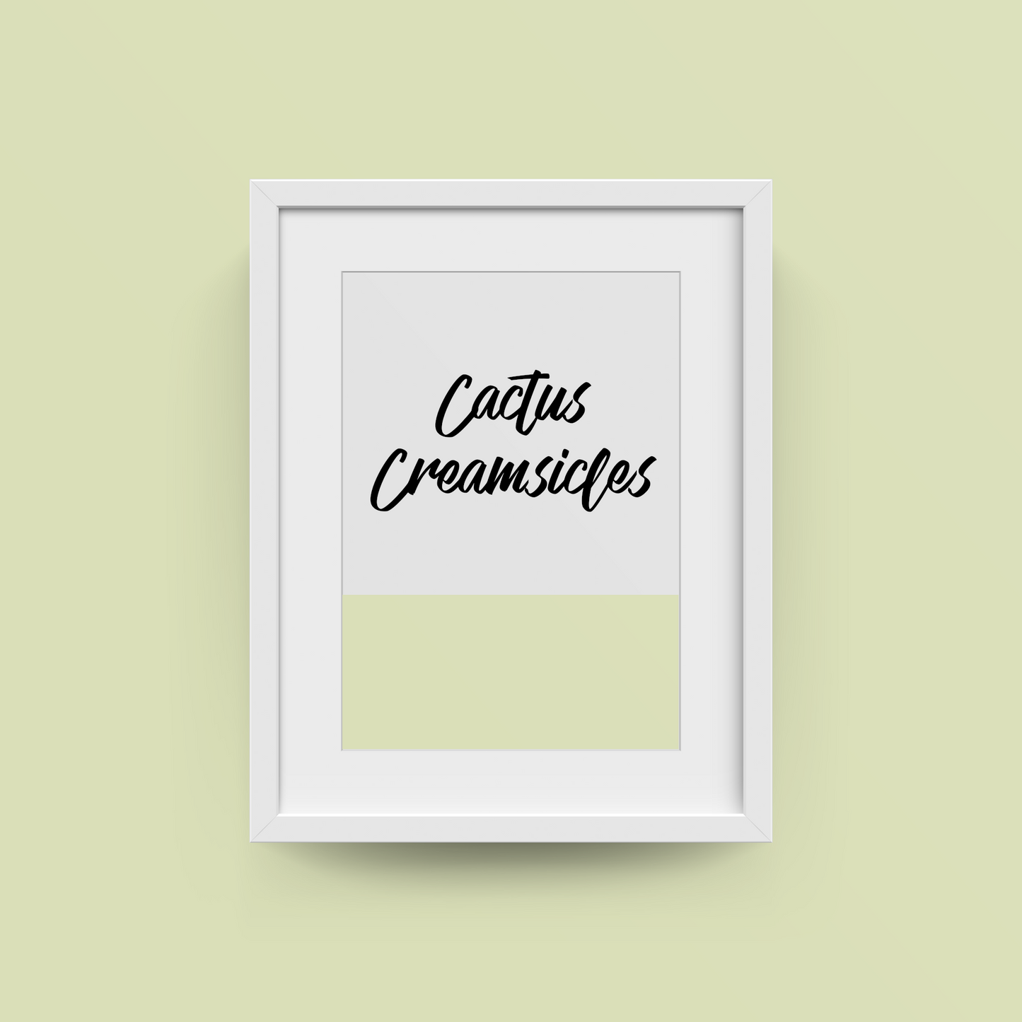 Cactus Creamsicles - No.12 - Gelbliches Grün