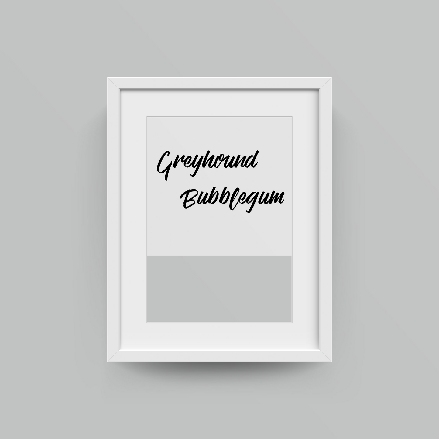 Greyhound Bubblegum - No.24 - Sanftes Grau