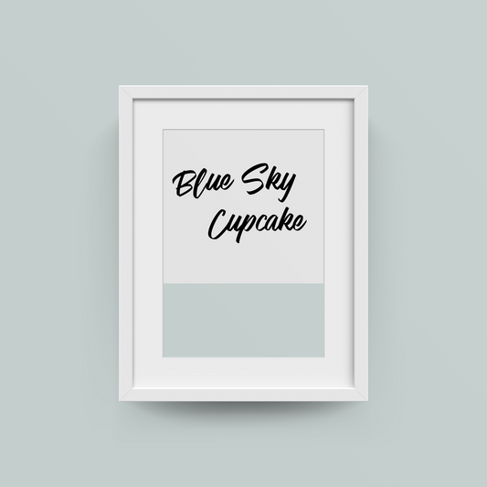 Blue Sky Cupcake - No.06 - Beruhigendes Blaugrün