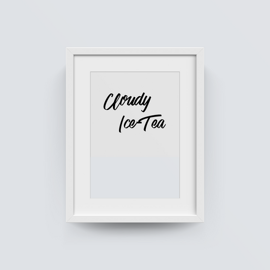 Cloudy Ice-Tea - No.15 - Kühles Blaugrau